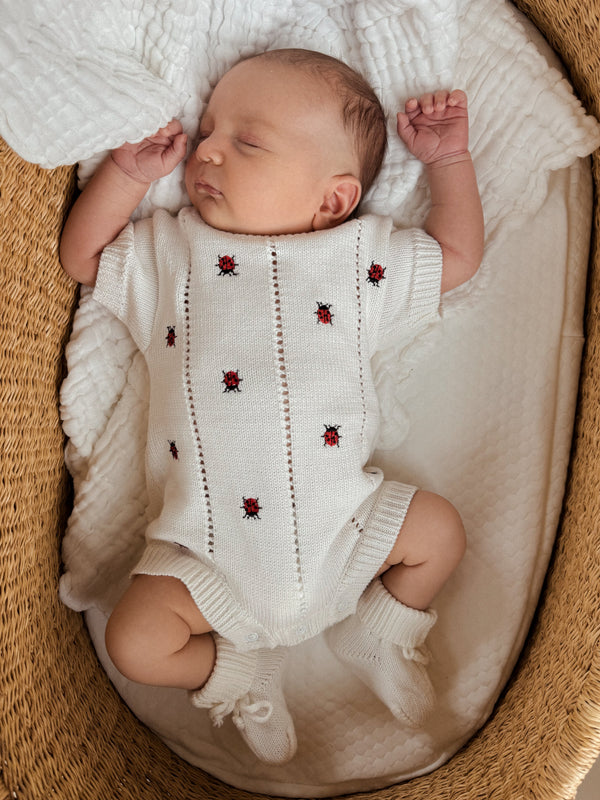 ladybug-organic-romper Luna and Luca - Sophia's Style-1
